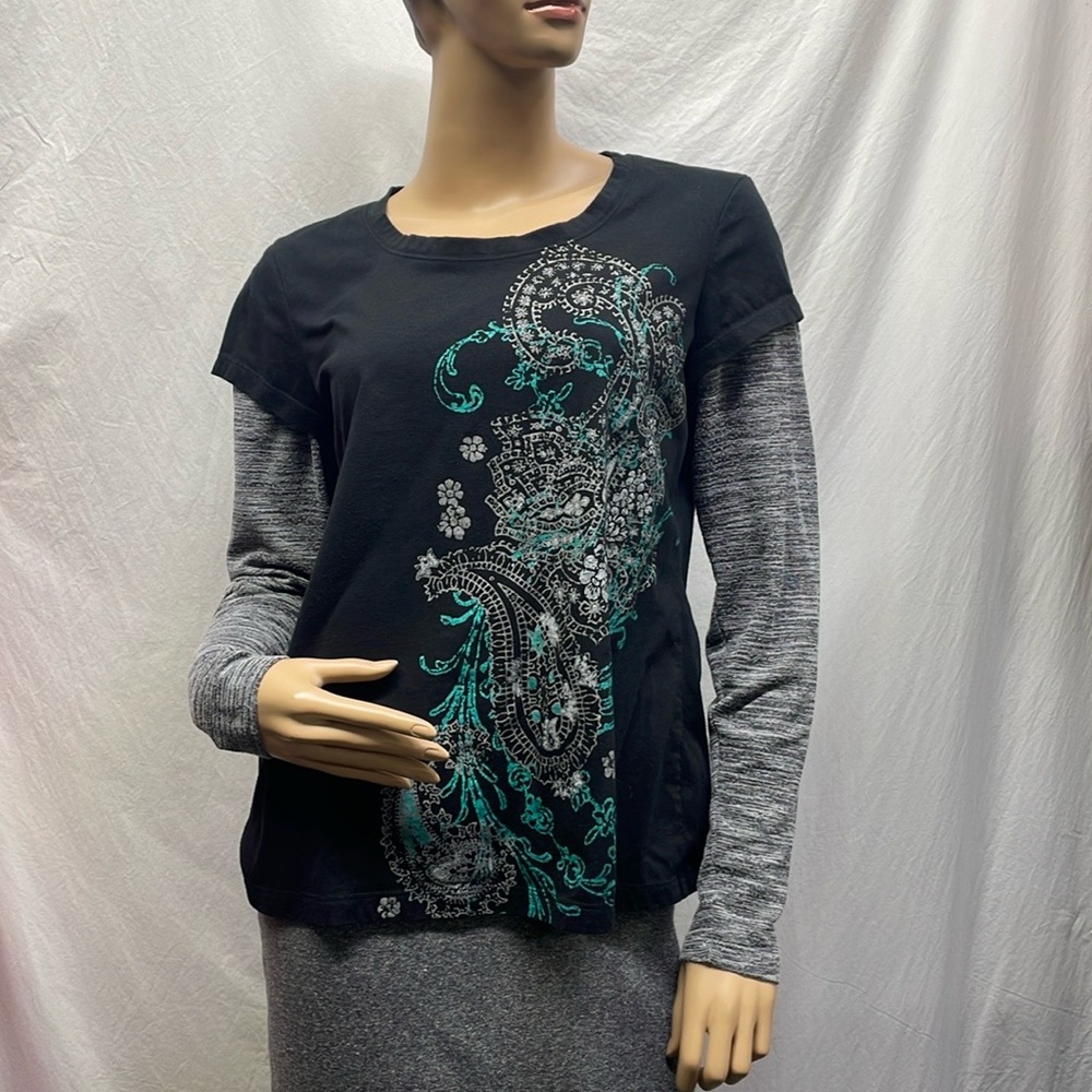 Appropriate Behavior Black Long Sleeve Tee Shirt